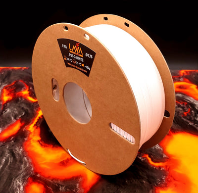 LAVA© Filament PETG White 1,75mm 1KG