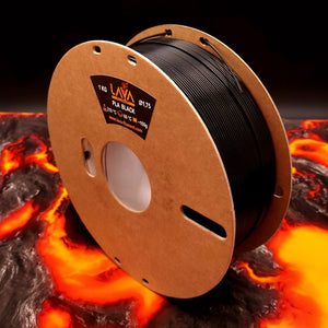 LAVA© Filament PLA Black 1,75mm 1KG