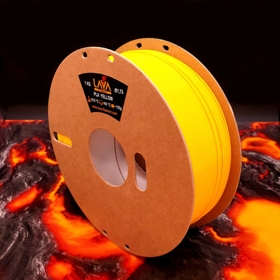 LAVA© Filament PLA Yellow 1,75mm 1KG